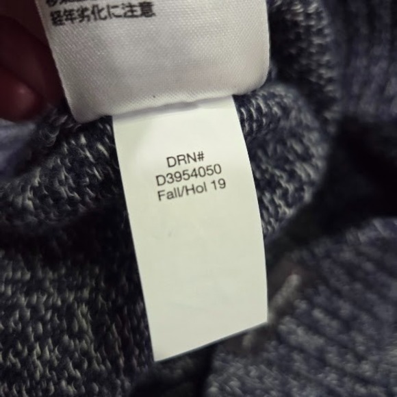 Eddie Bauer Sweater Mens Large Tall (TL) Crewneck Knit Pullover Marled Knit Blue - Picture 6 of 13